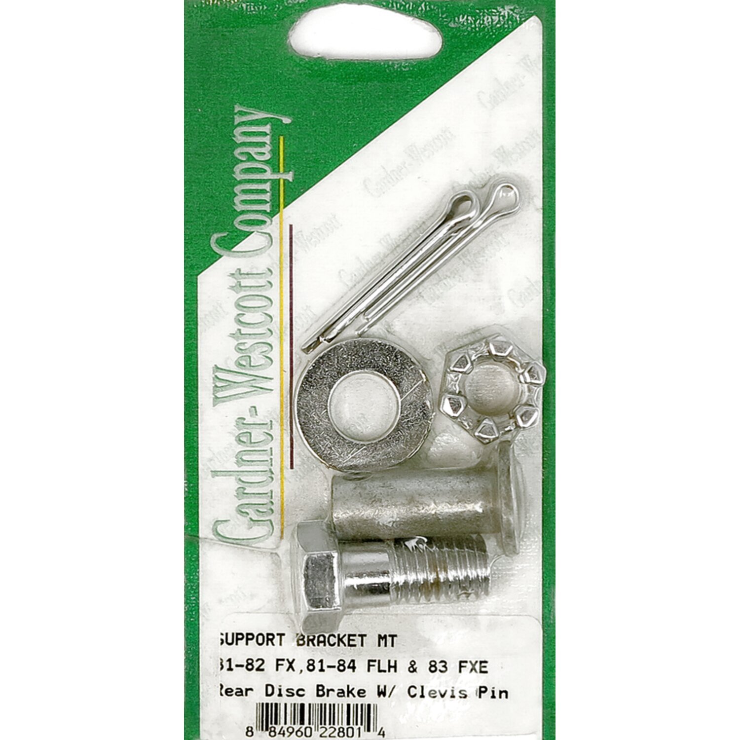 Caliper anchor arm mount kit, Chrome