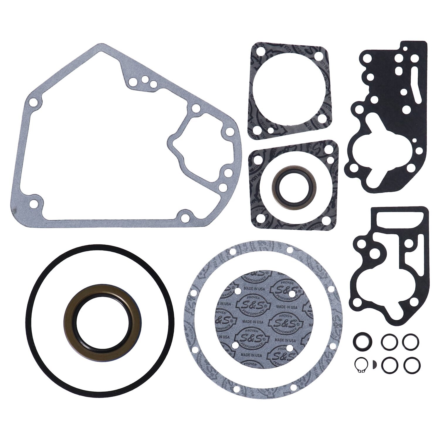 S&S, lower end gasket & seal kit. SH & V-series engines