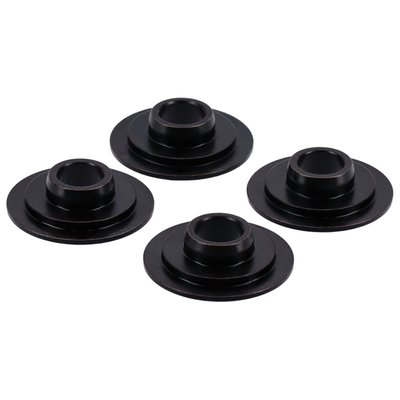 Compatible with 1.500" - 1.550" spring diameter. 10° angled for OEM H-D fitment. Fits double springs with damper. Fits all valve stem sizes.