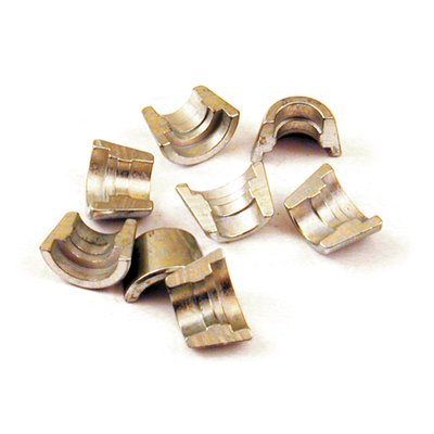 With lash cap recess. A lash cap recess allows the installation of a steel lash cap on top of the valve stem for when titanium valves are used. With OEM 10° valve collar angle. Designed for use in combination with JIMS titanium valves.