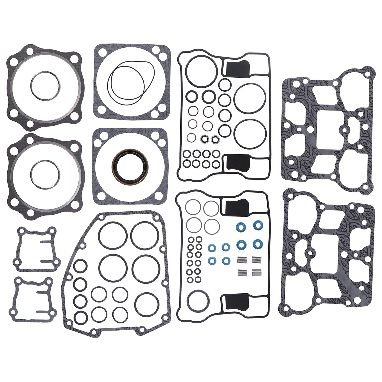 S&S, motor gasket set. 4-1/8" T-series (S&S bolt pattern
