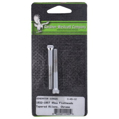 Chrome; allen heads; with special tapered head