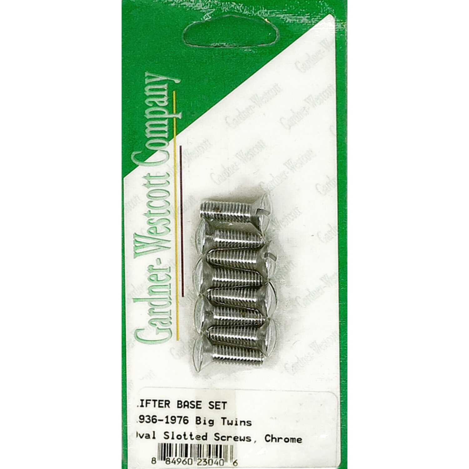 GW, tappet block mount kit. Slotted tapered, Chrome