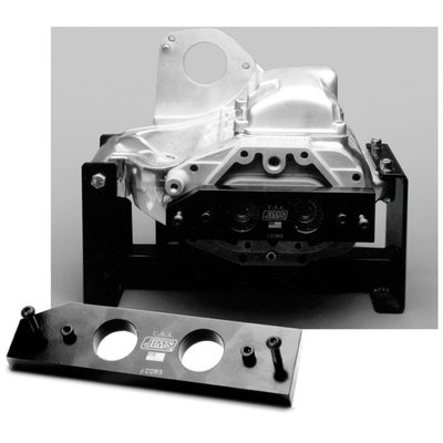 Used to remove 5-sp transm. trapdoors. Pulls door, with gears and shafts attached. No scratches, damage or frustrations. Puller will not damage door bearings. 
Note: Also fits most custom 6-speed transmissions.