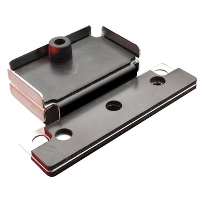 Front; Holds caliper pistons square to their bores; prevents damage to pistons or bores