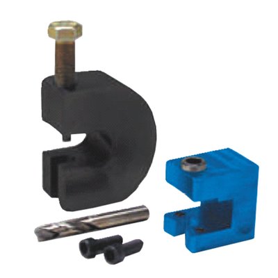 Used to remove starter ring gear rivets from the clutch shell.