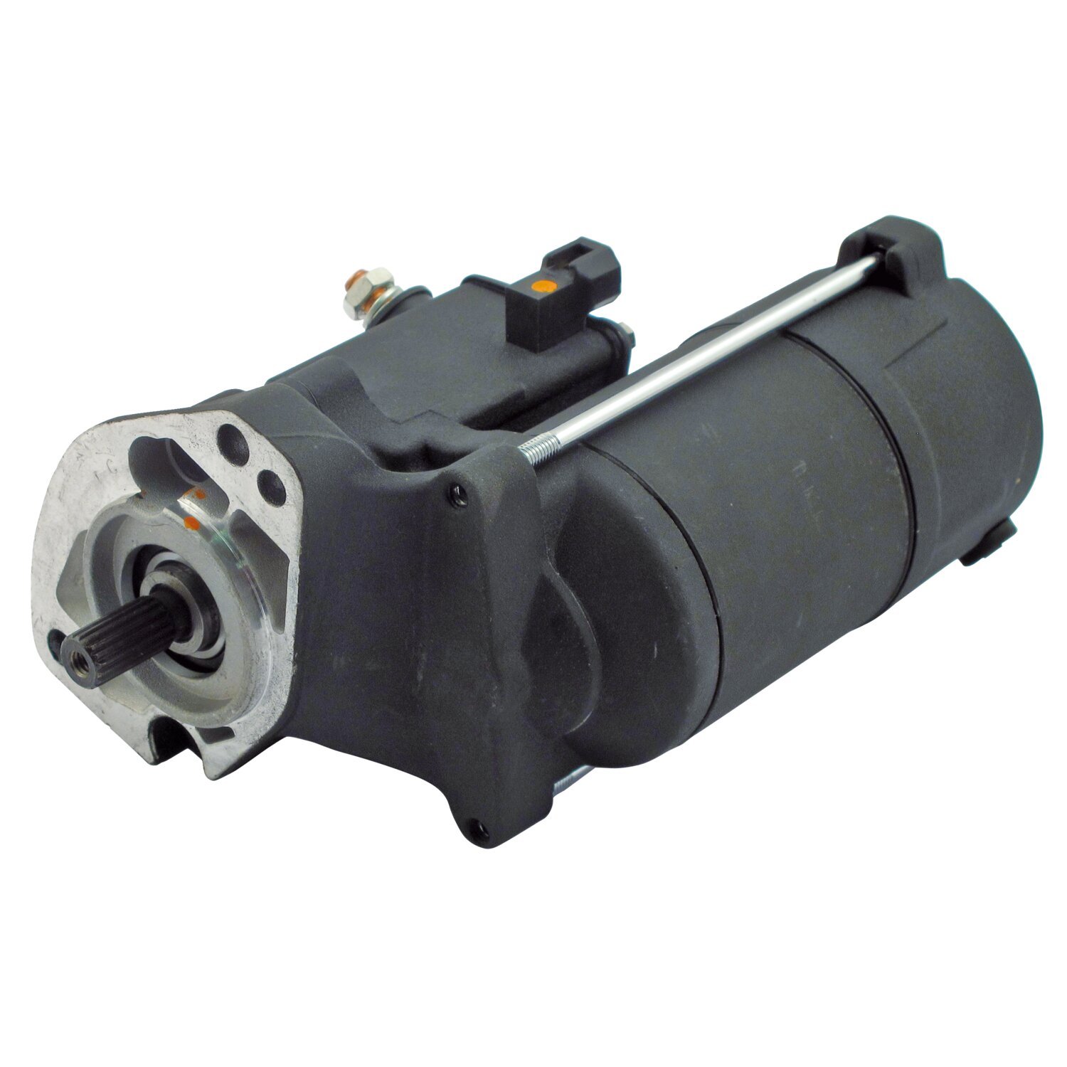 JIMS, high torque starter 1.8kW, Black, Wrinkle