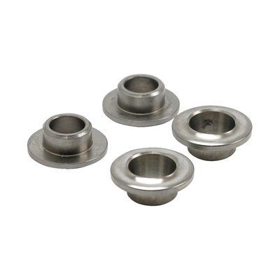 Compatible with 1.095" - 1.445" spring diameter. 10° angled for OEM H-D fitment with stock 7mm valve stems and single Beehive style springs. Titanium is as strong as steel and still offers a 50% weight reduction.