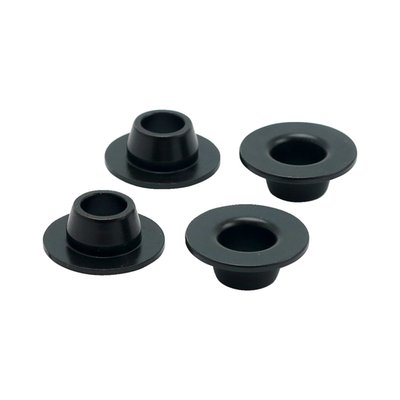 Compatible with 1.095" - 1.445" spring diameter. 10° angled for OEM H-D fitment with stock 7mm valve stems and single Beehive style springs.