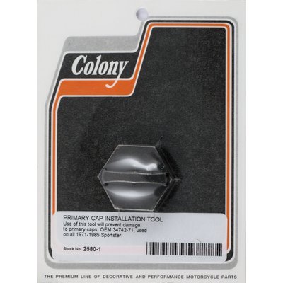 For curved slotted plugs. Used to remove and install the OEM style plug for access to the primary cover adjuster & primary filler plug  of Sportsters without damage to the plug.