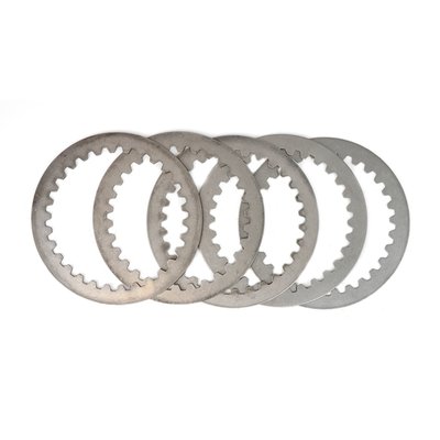 Set of 5 steel drive plates only. 
OEM replacement reference 36787-84