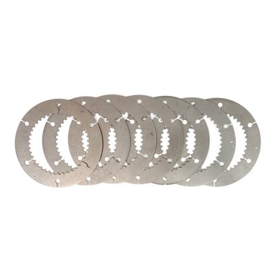 Set of 7 steel drive plates only. 
OEM replacement reference 37992-52