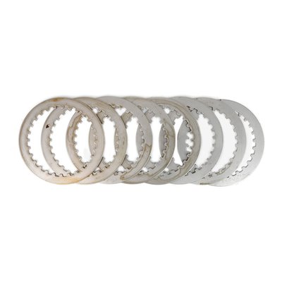 Includes 8 steel drive plates. 
OEM replacement reference 36702-01K