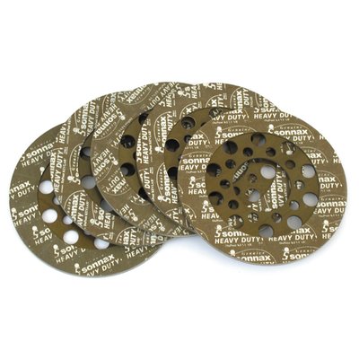 Includes 5 friction discs. 
Sold as set. Aramid material is a step up from Alto's 'Red Eagle' friction material and is also bonded to a lightweight backing plate. The Aramid series are 'High Performance' friction plates for motorcycles which are equipped with high-output engines that are ridden hard. They offer excellent heat resistance and endurance. Just ask anyone who has worked with or has ridden a bike in which a set of these Alto clutch plates were installed. 
OEM replacement reference 37850-68, 37930-68A