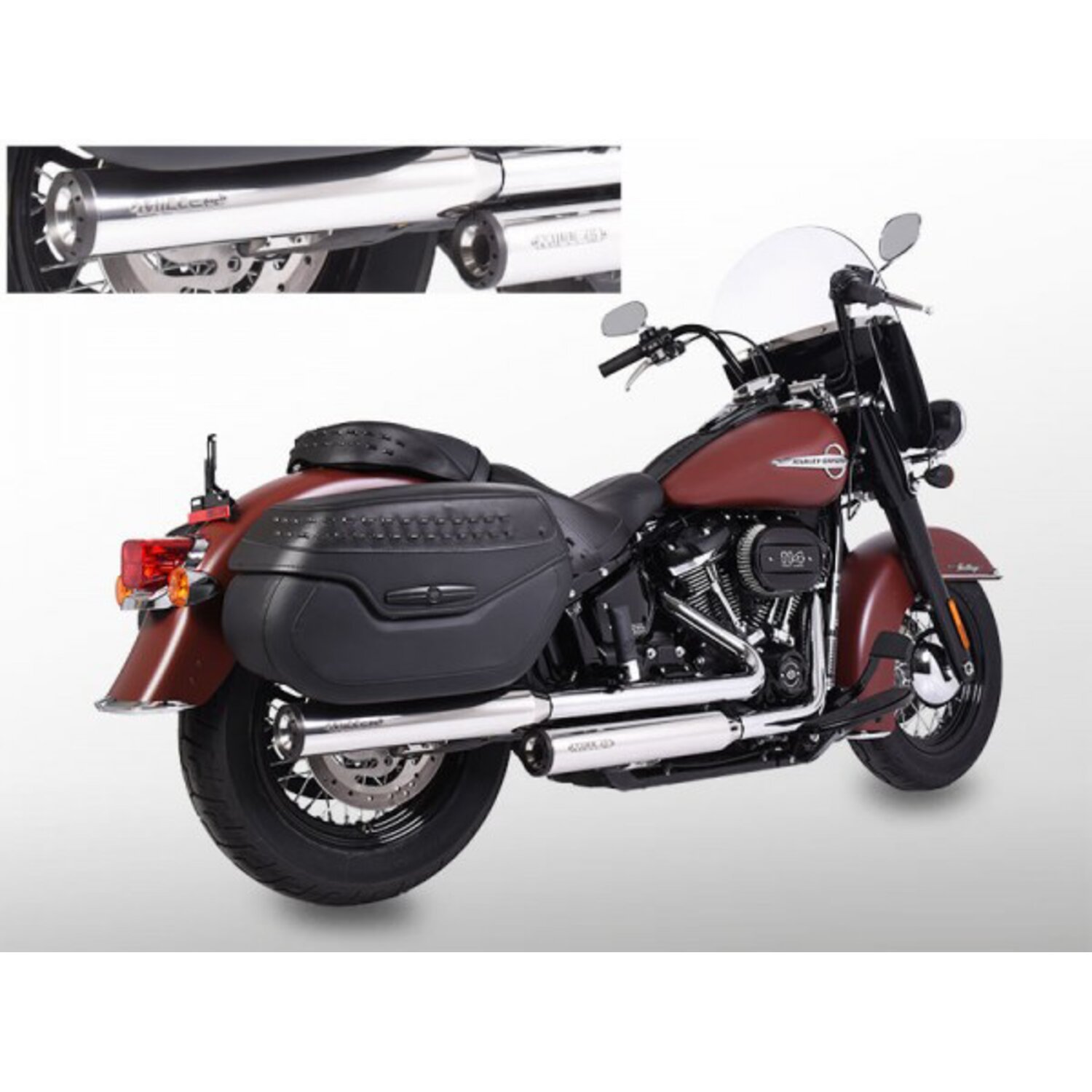 Miller, Independence slip-on mufflers. Euro 4