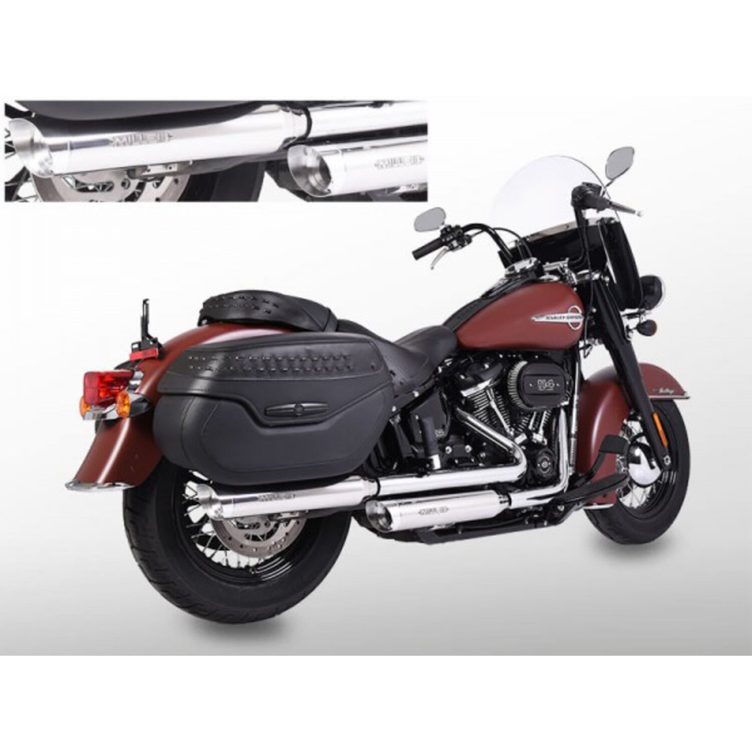 Miller, Independence slip-on mufflers. Euro 4