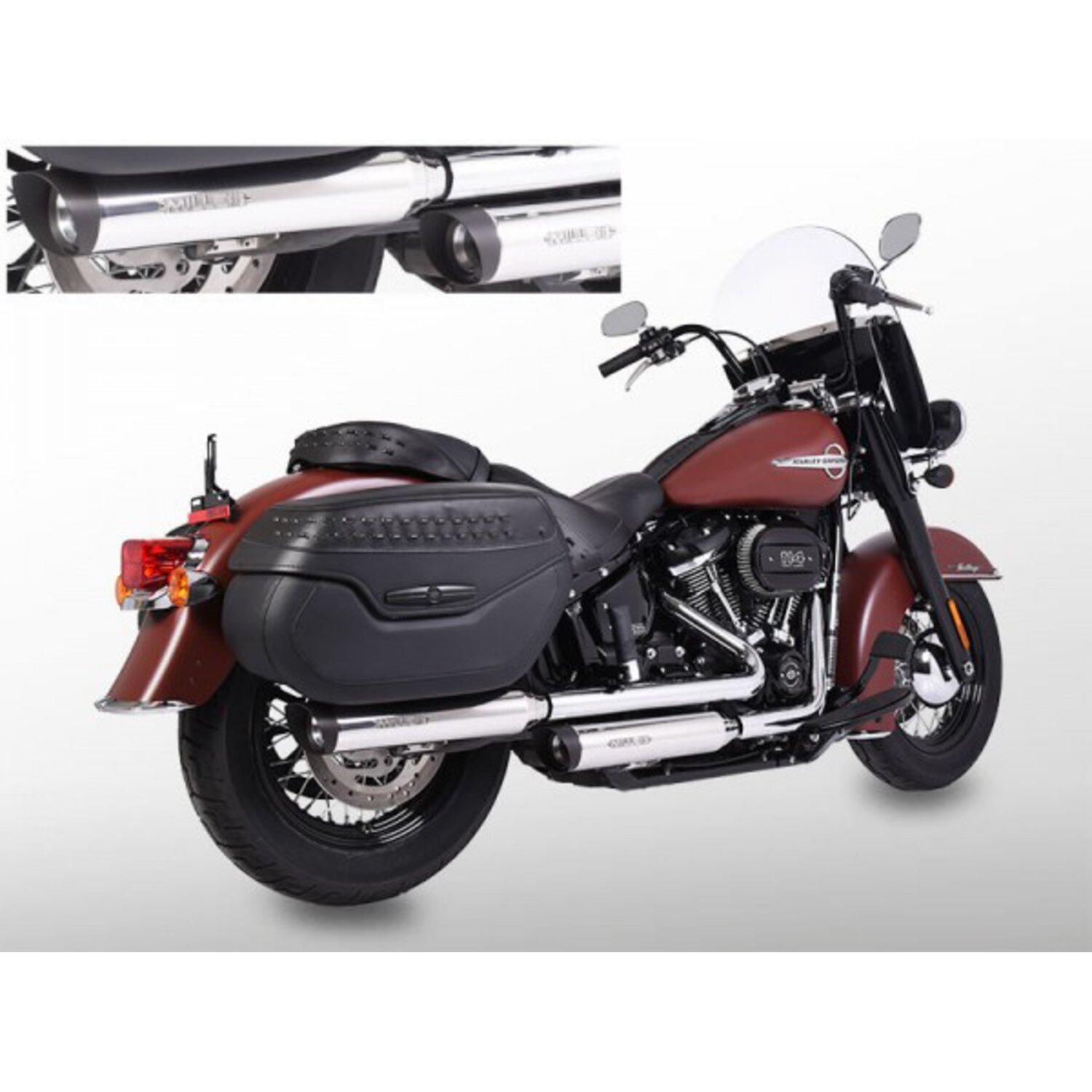 Miller, Independence slip-on mufflers. Euro 4