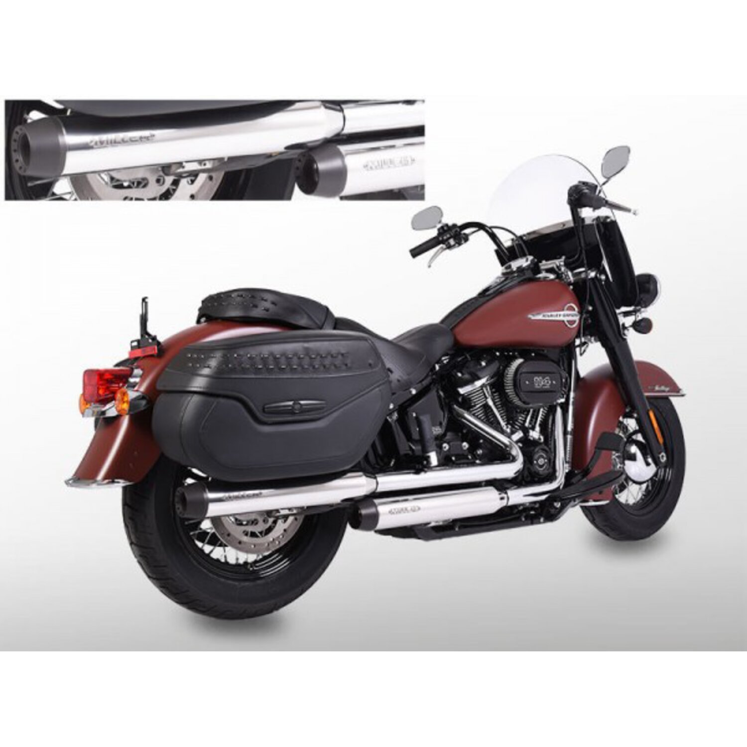 Miller, Independence slip-on mufflers. Euro 4