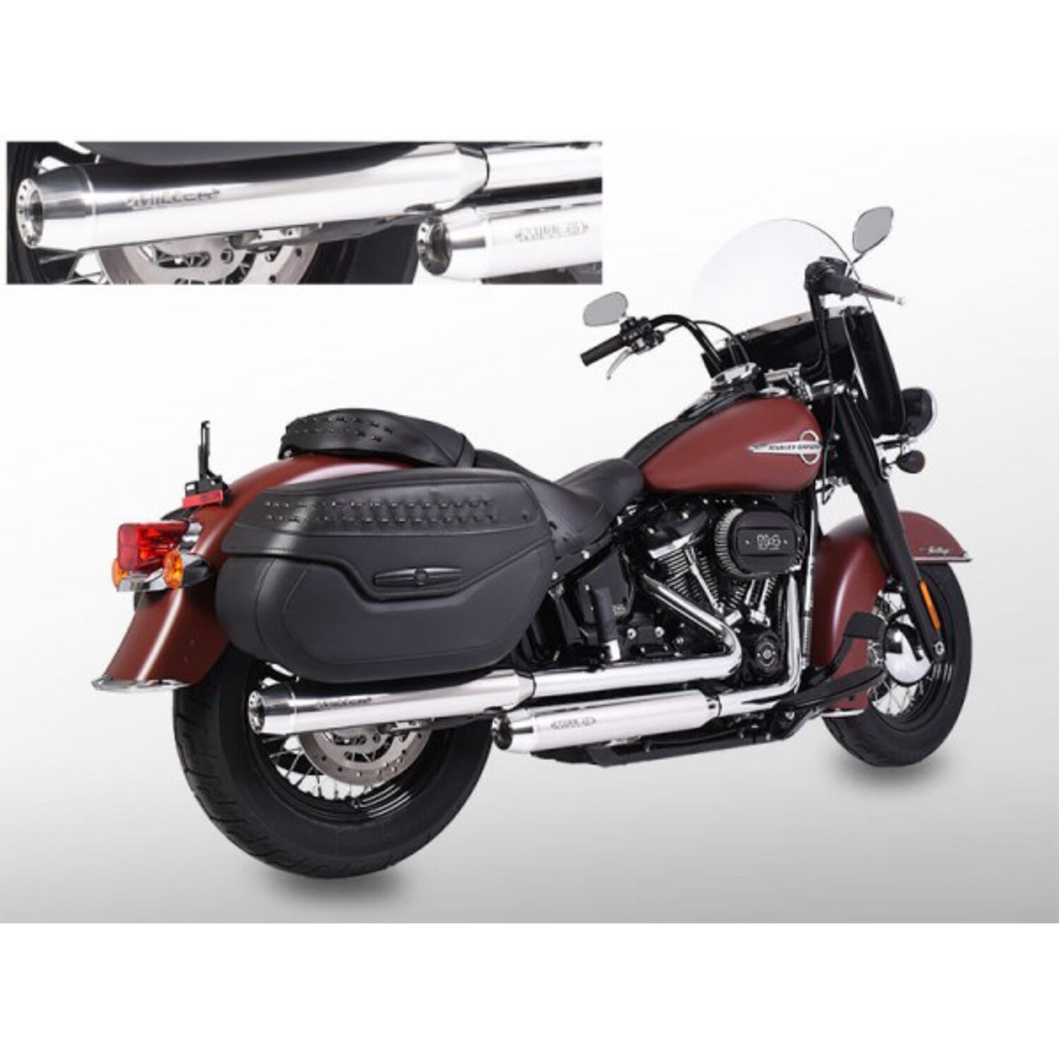 Miller, Independence slip-on mufflers. Euro 4