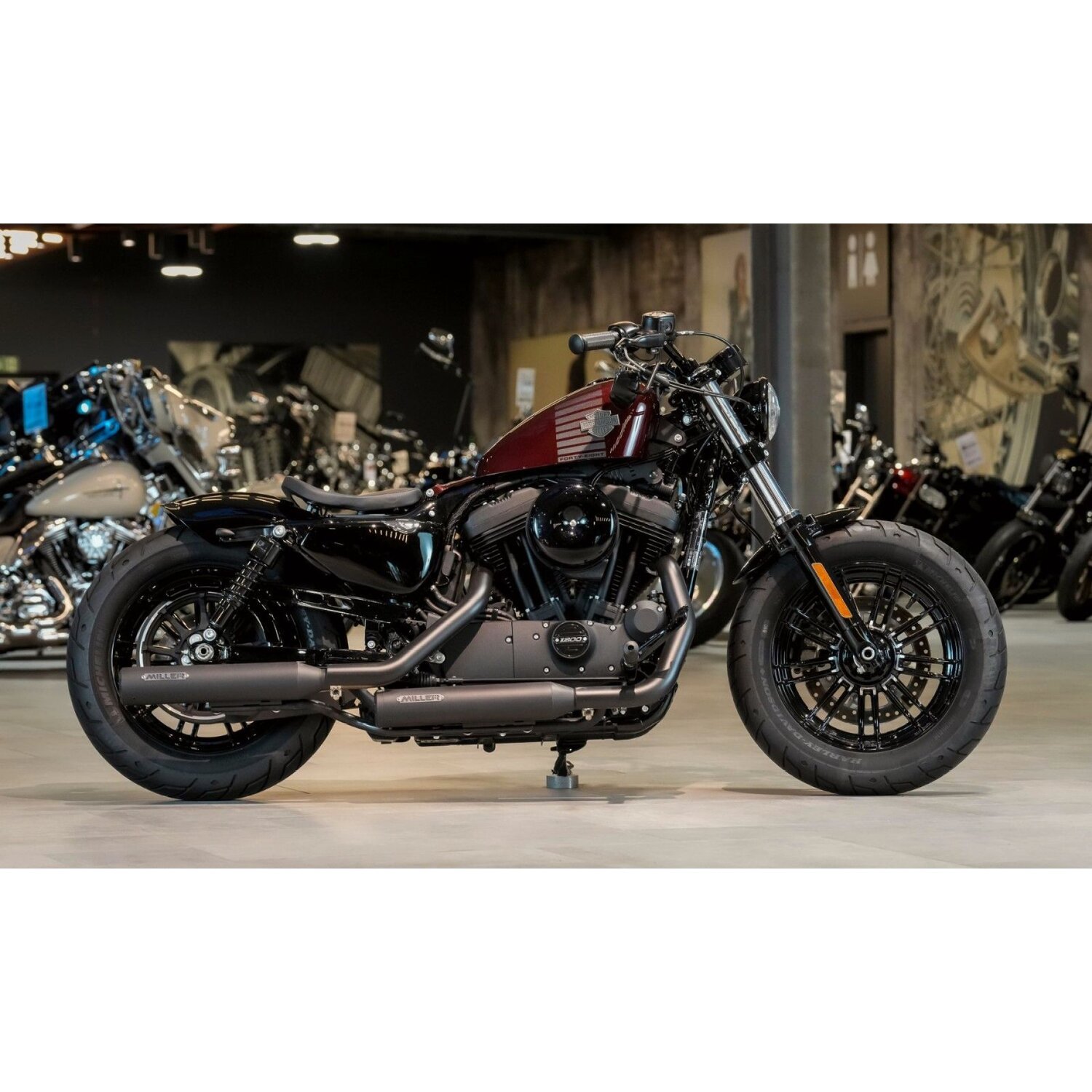 Miller, Silverado III slip-on mufflers. Euro 4