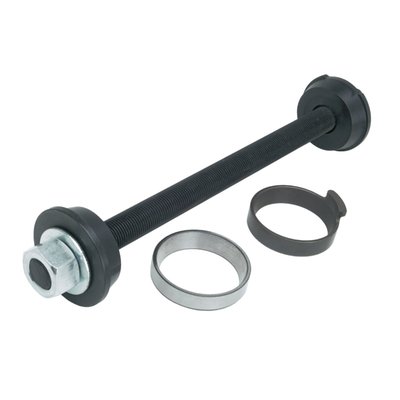 Used to install steering head cups and steering head bearing races in the frame neck; 2-piece design