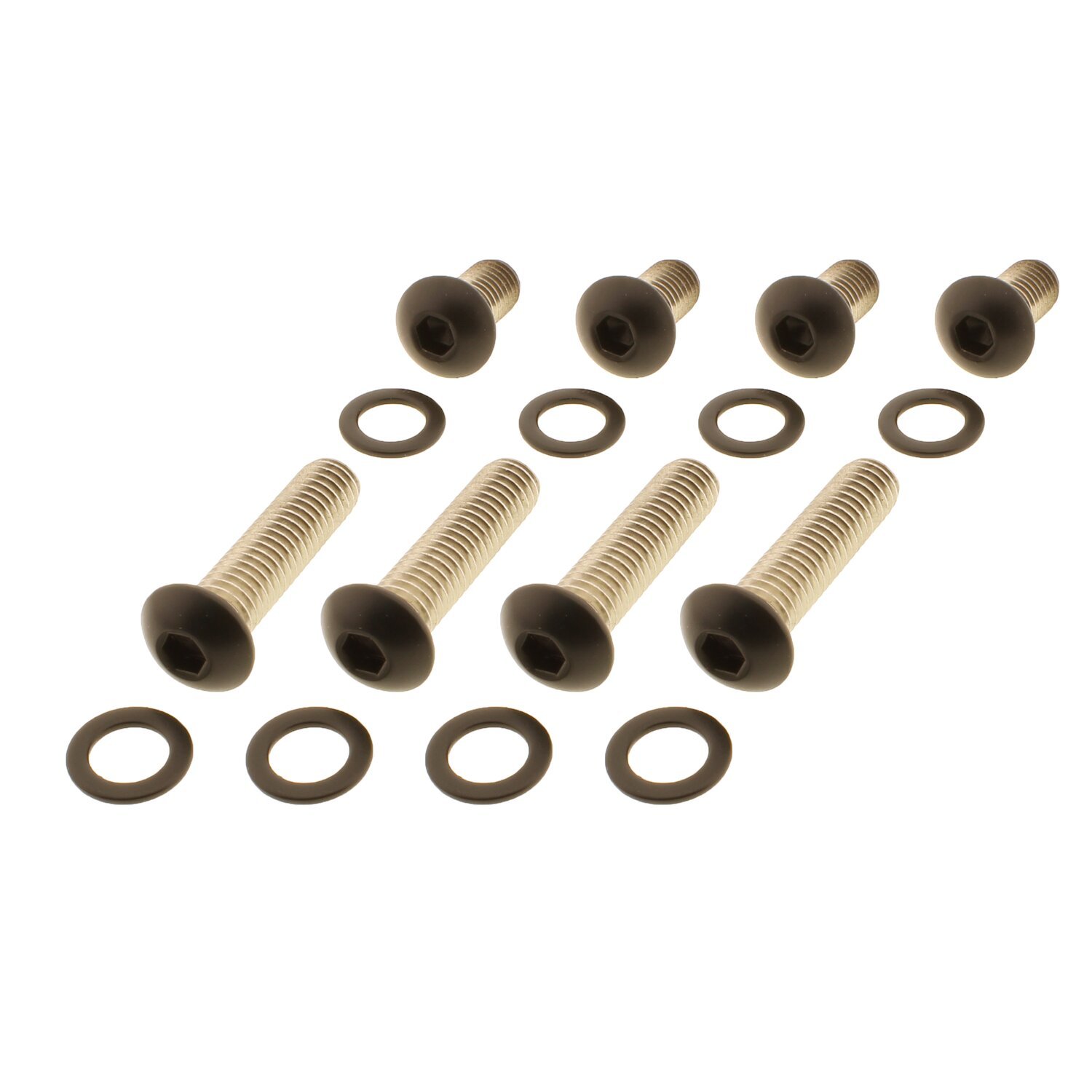 Screws4Bikes, bolt kit, fender struts, Black, Matte