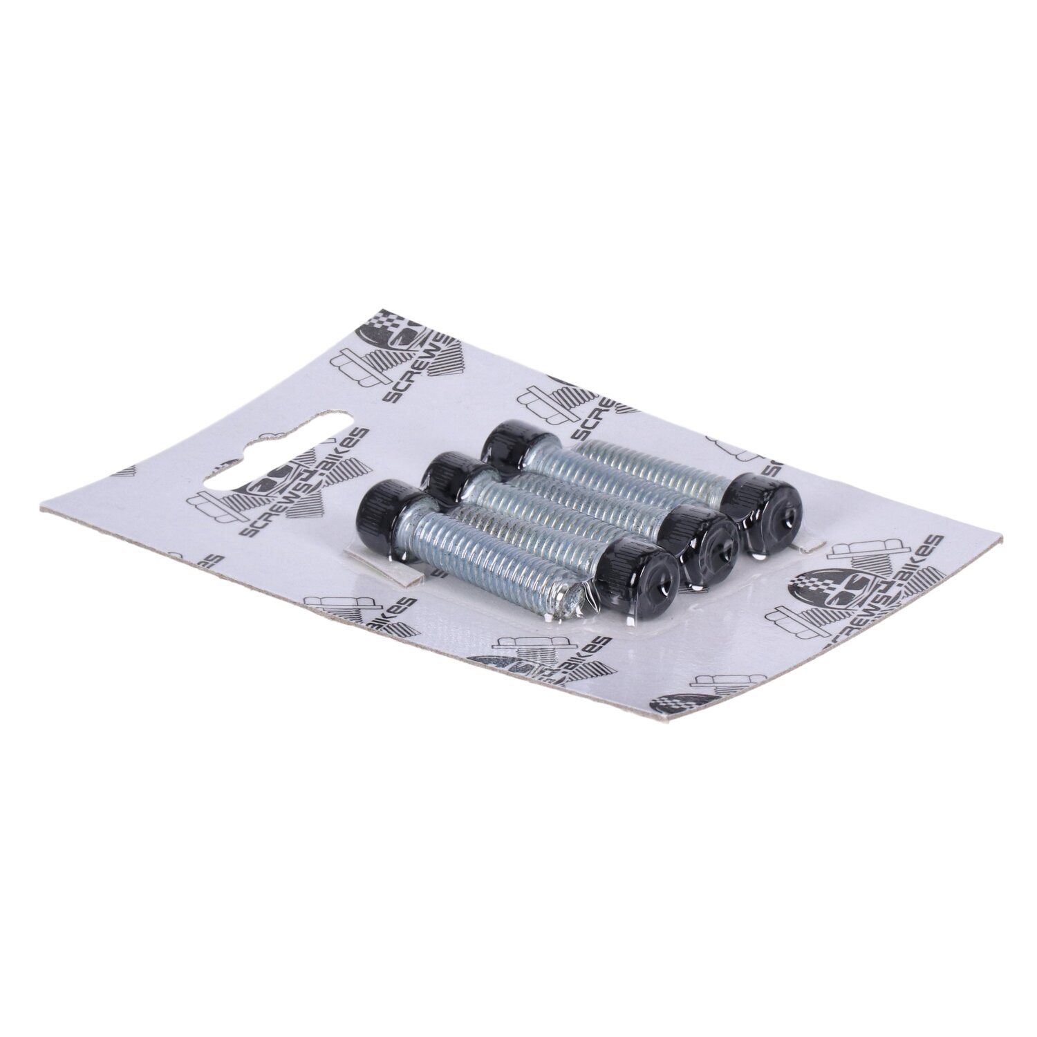 Screws4Bikes, bolt kit, front fork brackets, Black, Gloss