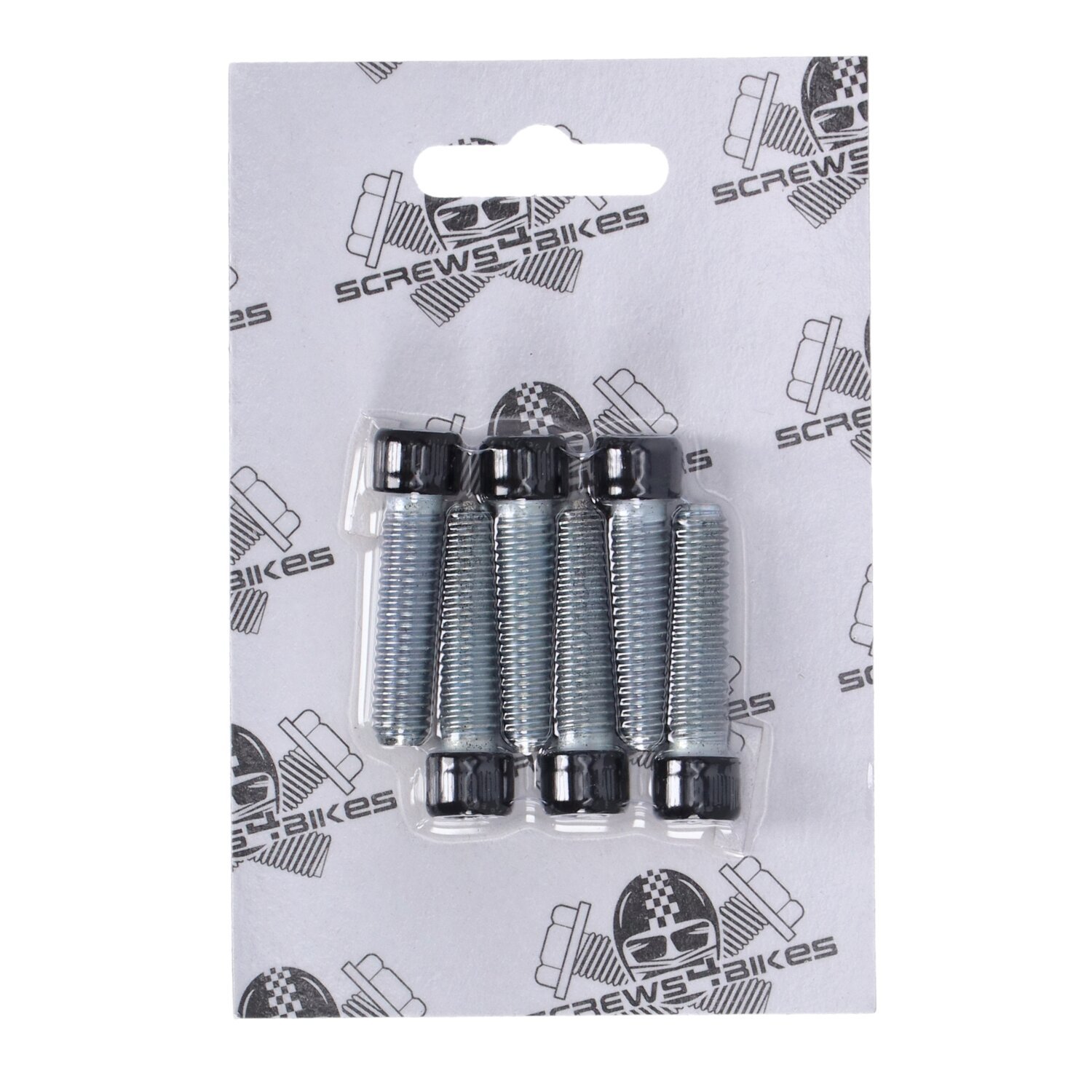 Screws4Bikes, bolt kit, front fork brackets, Black, Gloss