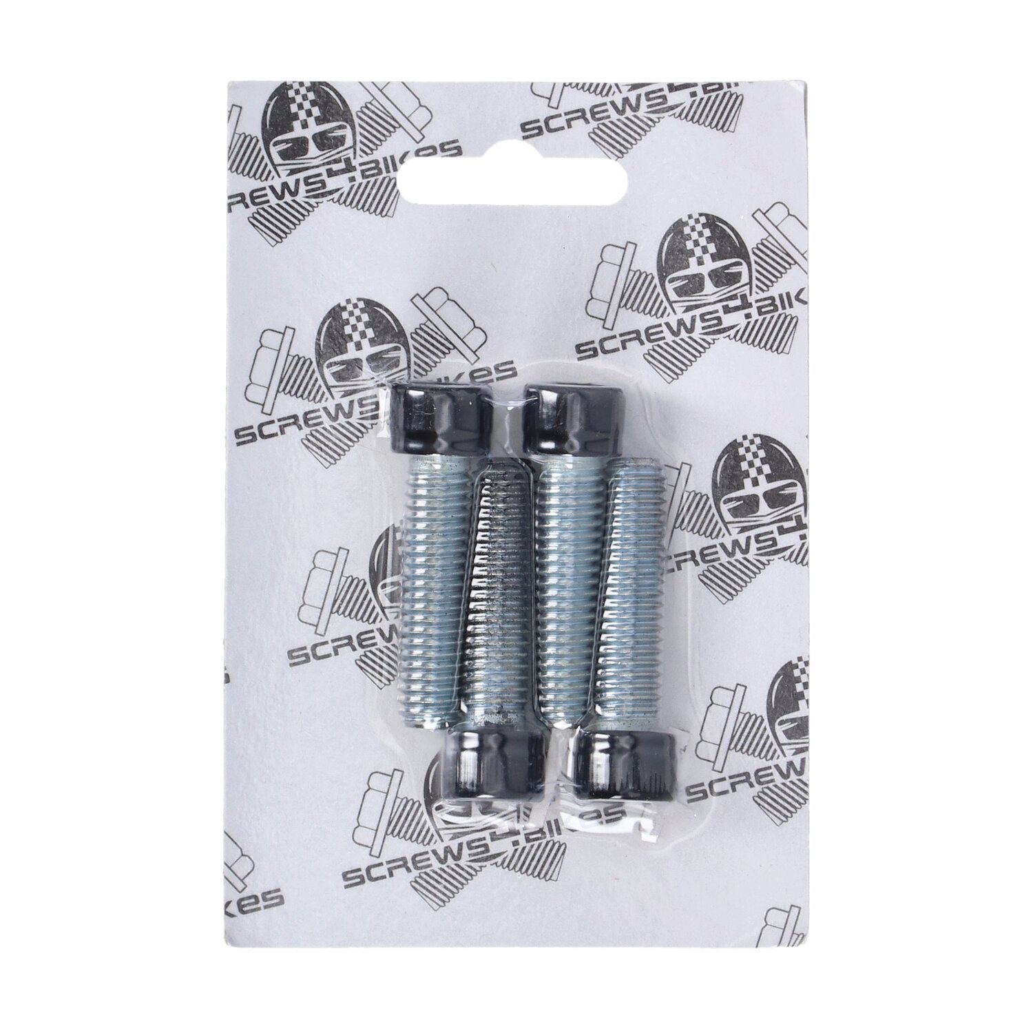 Screws4Bikes, bolt kit, 4x front fork brackets SH, Black, Gloss