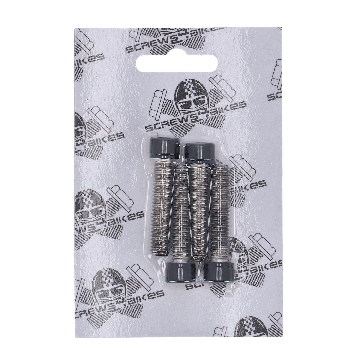 Screws4Bikes, bolt kit, front fender, Black, Gloss