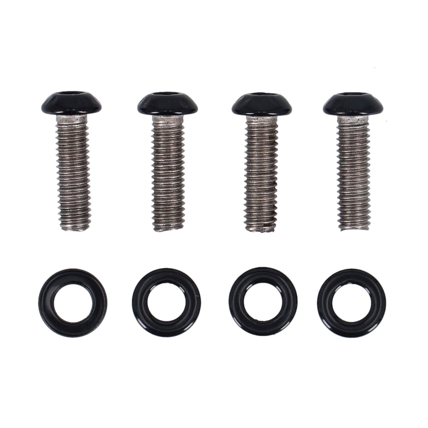 Screws4Bikes, bolt kit, front fender, Black, Gloss