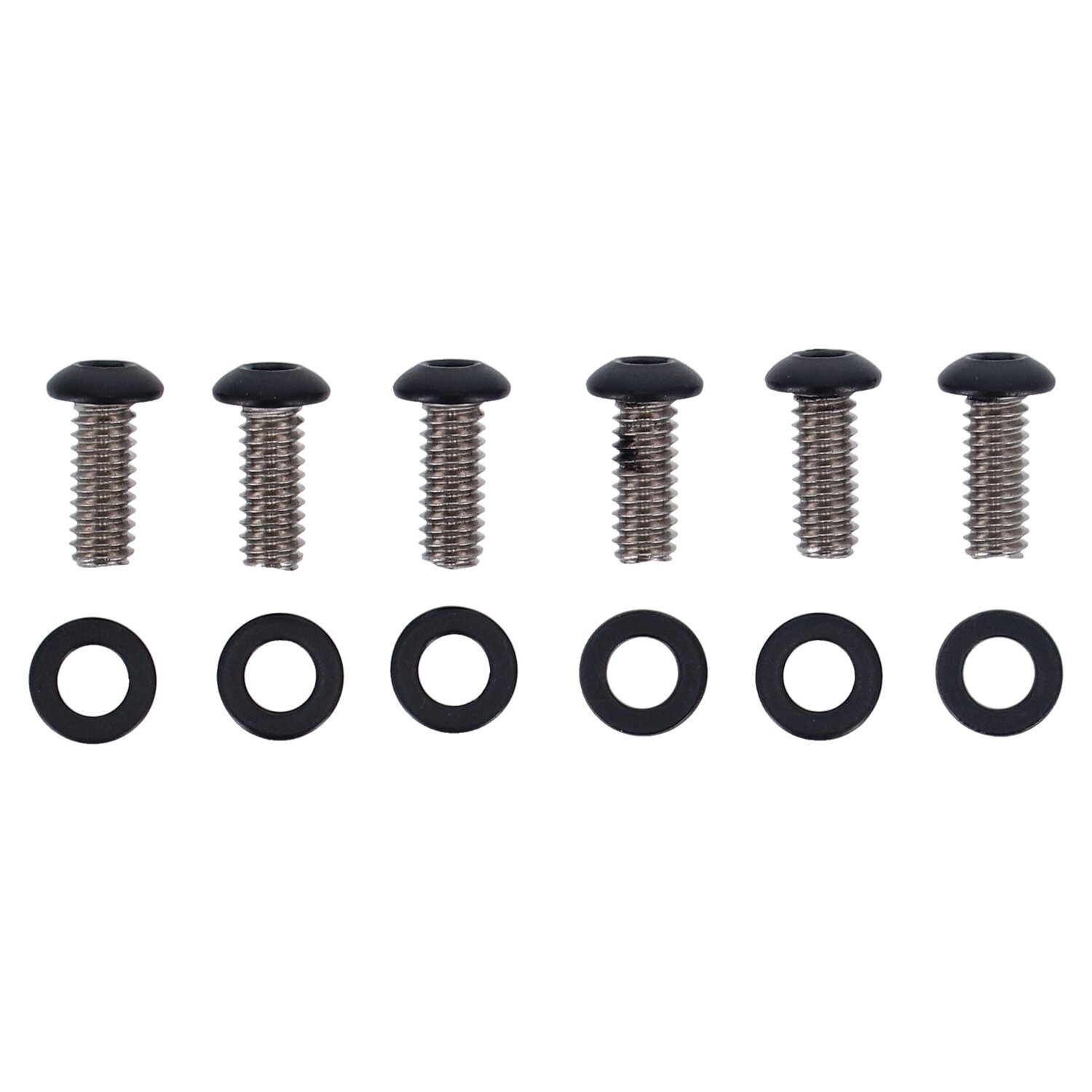 Screws4Bikes, bolt kit, derby cover, Black, Matte
