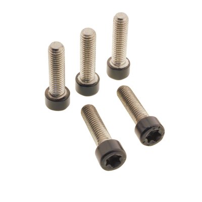 Matte black. Socket head (allen head) bolt kit. Stainless steel.