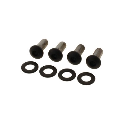 Matte black. Button head bolt kit. Stainless steel.