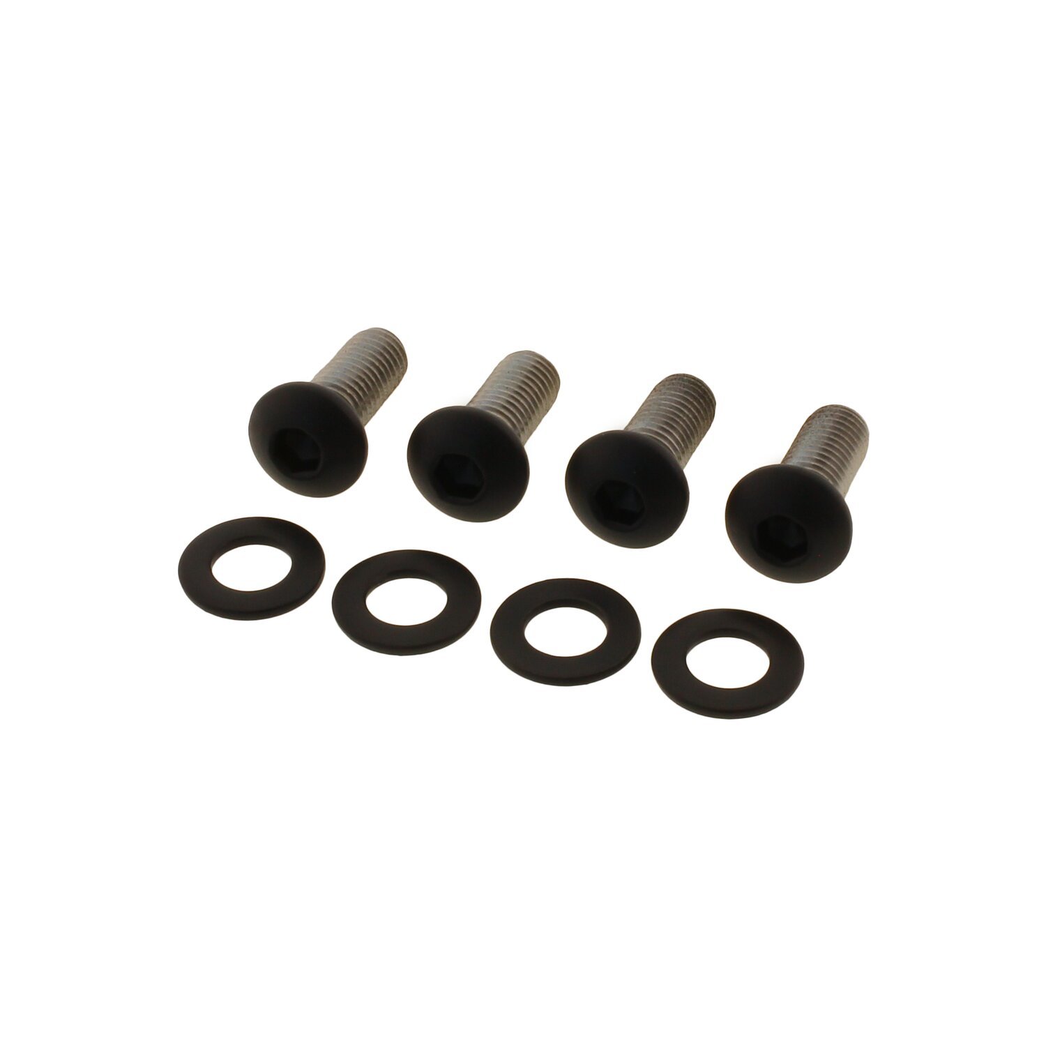 Screws4Bikes, bolt kit, fender struts, Black, Matte