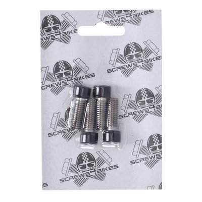 Matte black. Socket head (allen head). Stainless steel. 