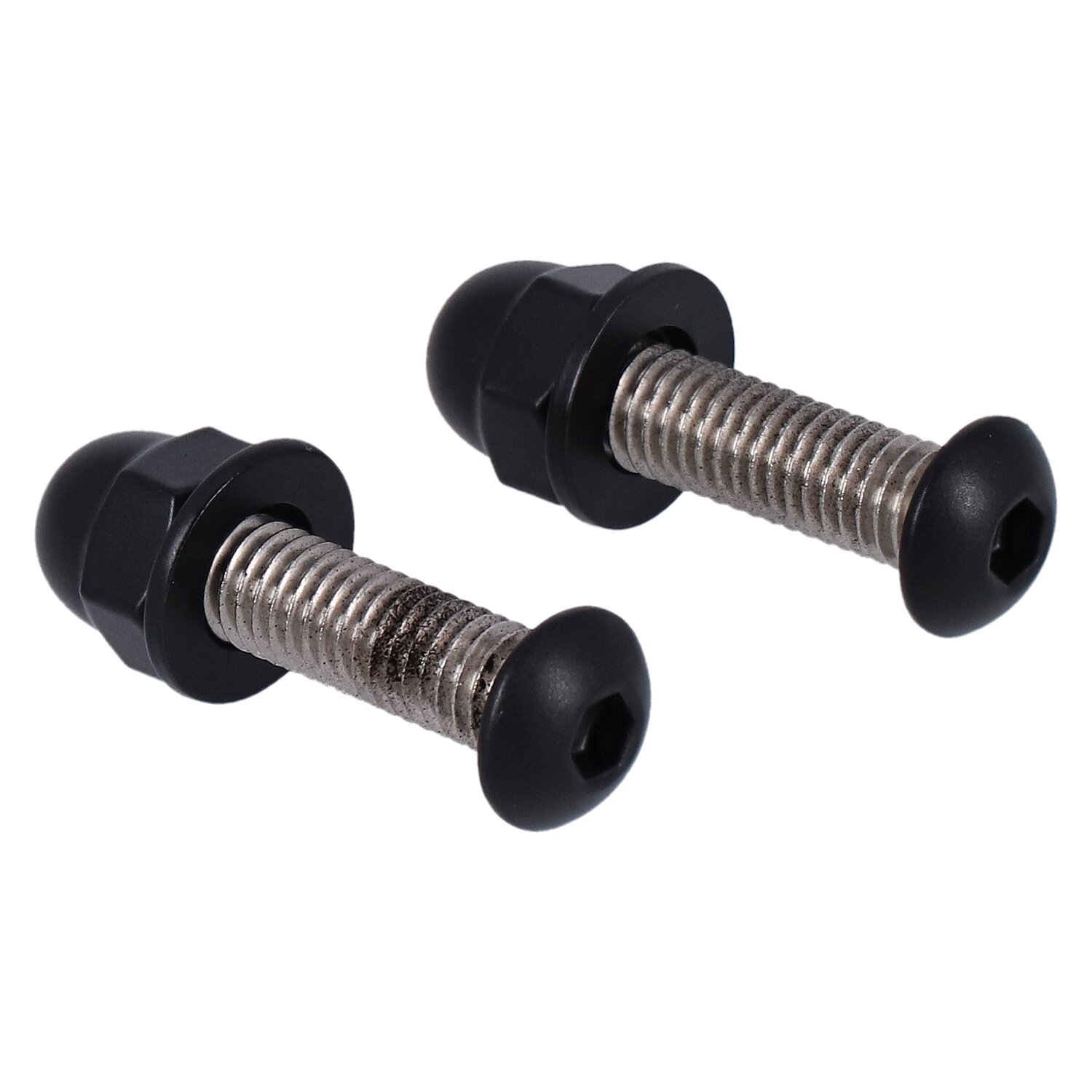 Screws4bikes, bolt kit, foot pegs, Black, Matte