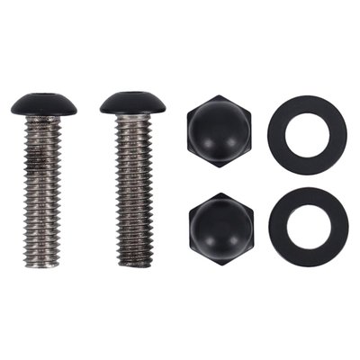 Matte black. Steel. Socket head (Allen head).