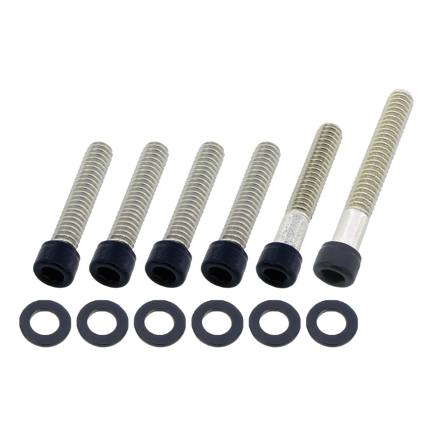 Screws4bikes, bolt kit, cam cover, Black, Matte
