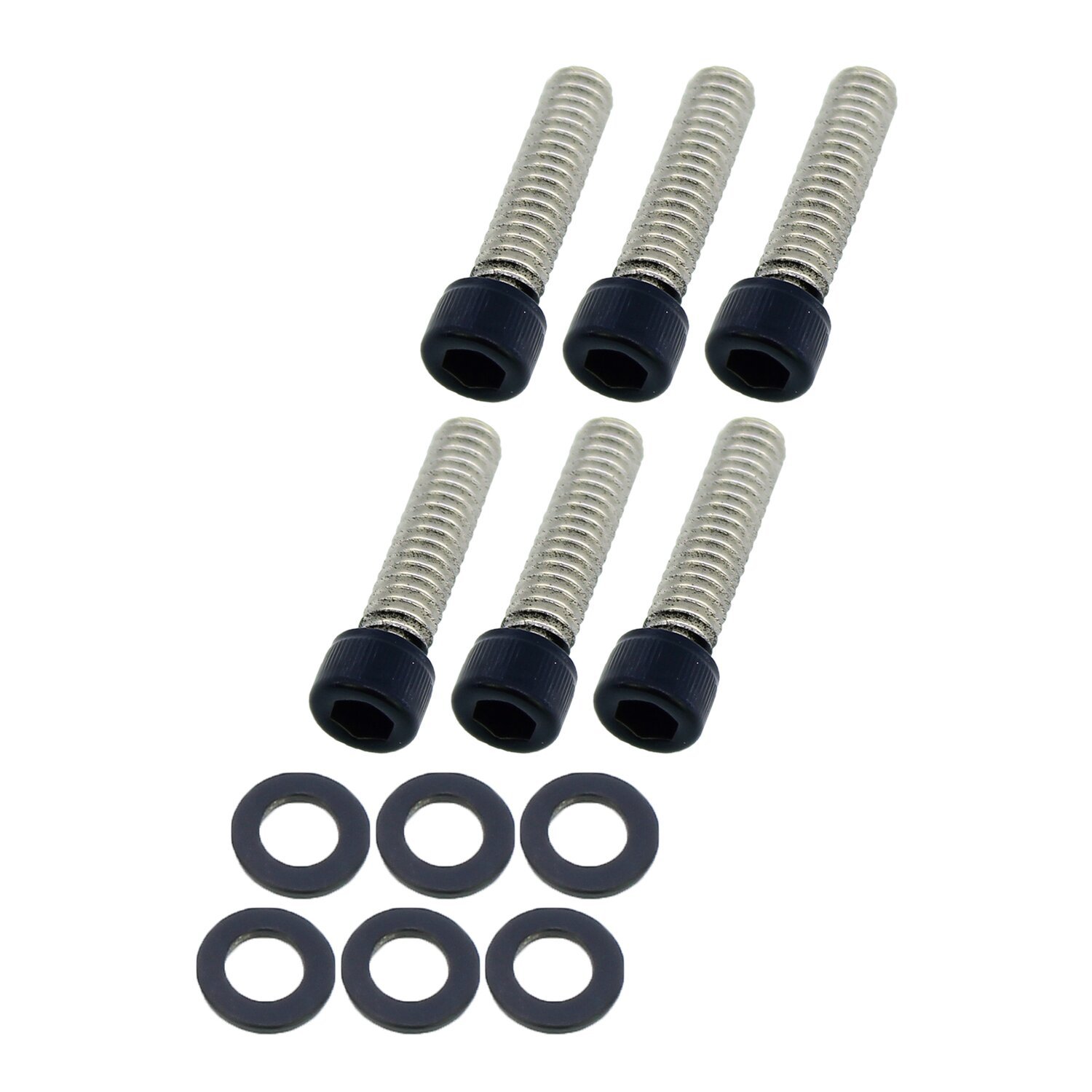 Screws4bikes, bolt kit, transmission top cover, Black, Matte