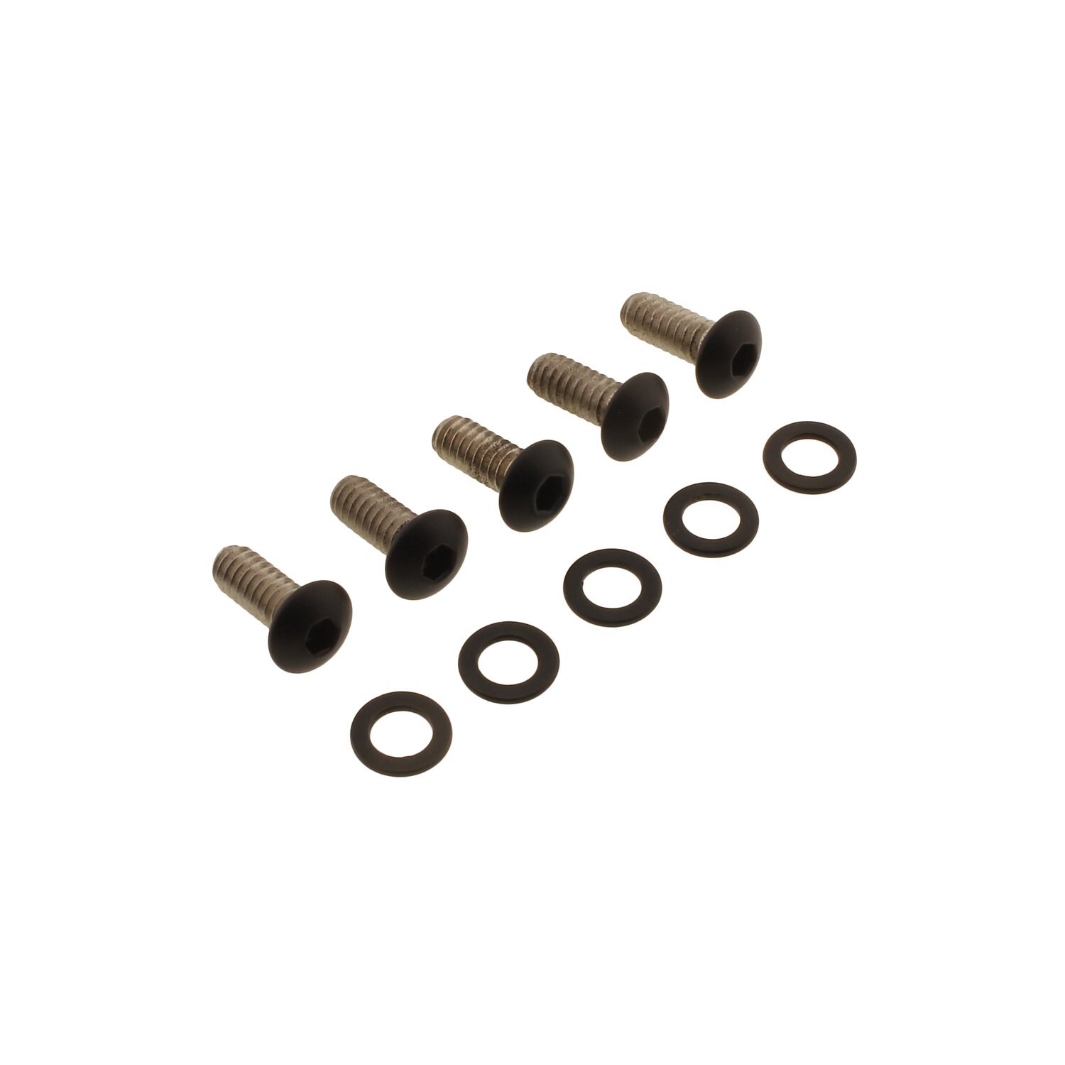 Screws4Bikes, bolt kit, derby cover, Black, Matte