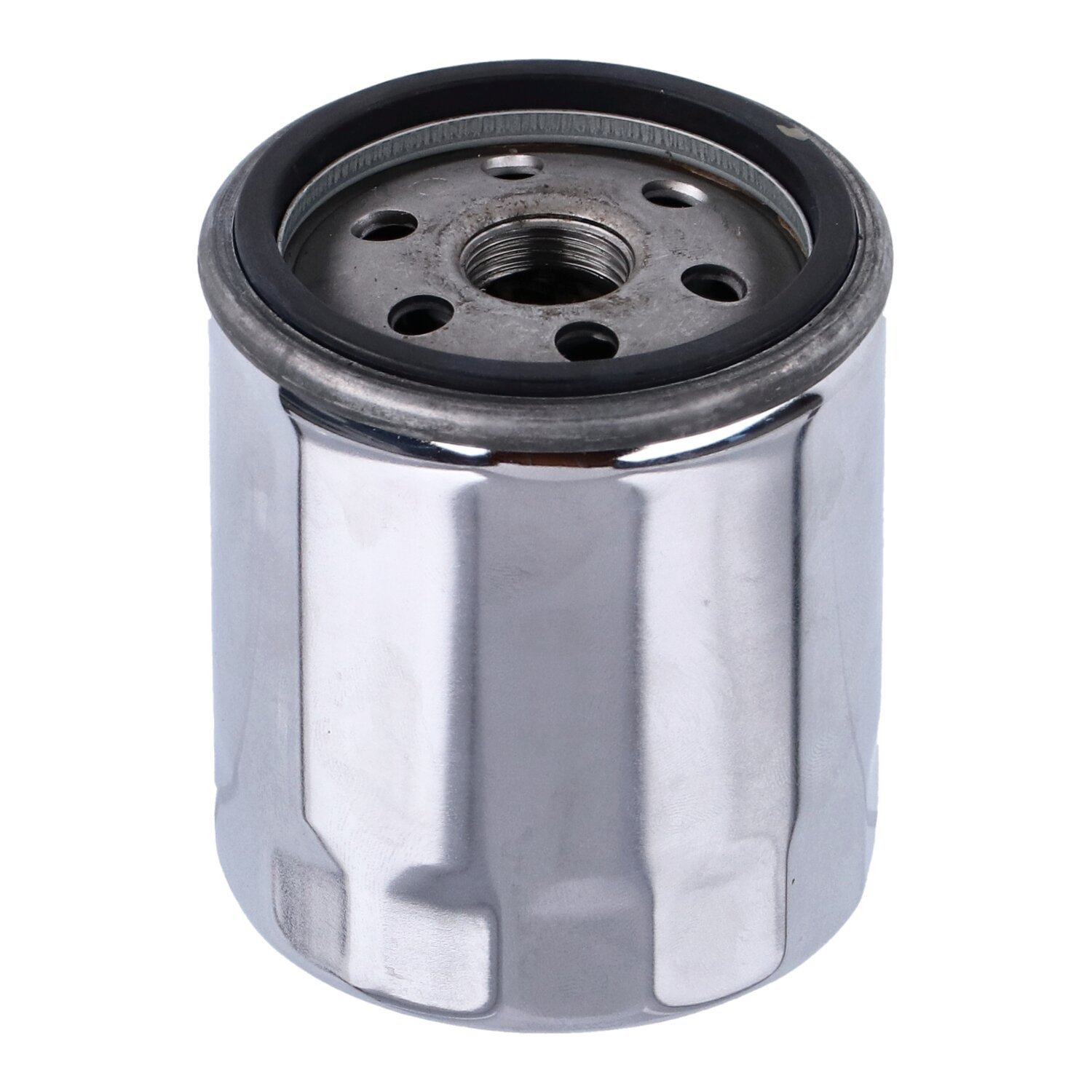 Athena, spin-on oil filter, Chrome