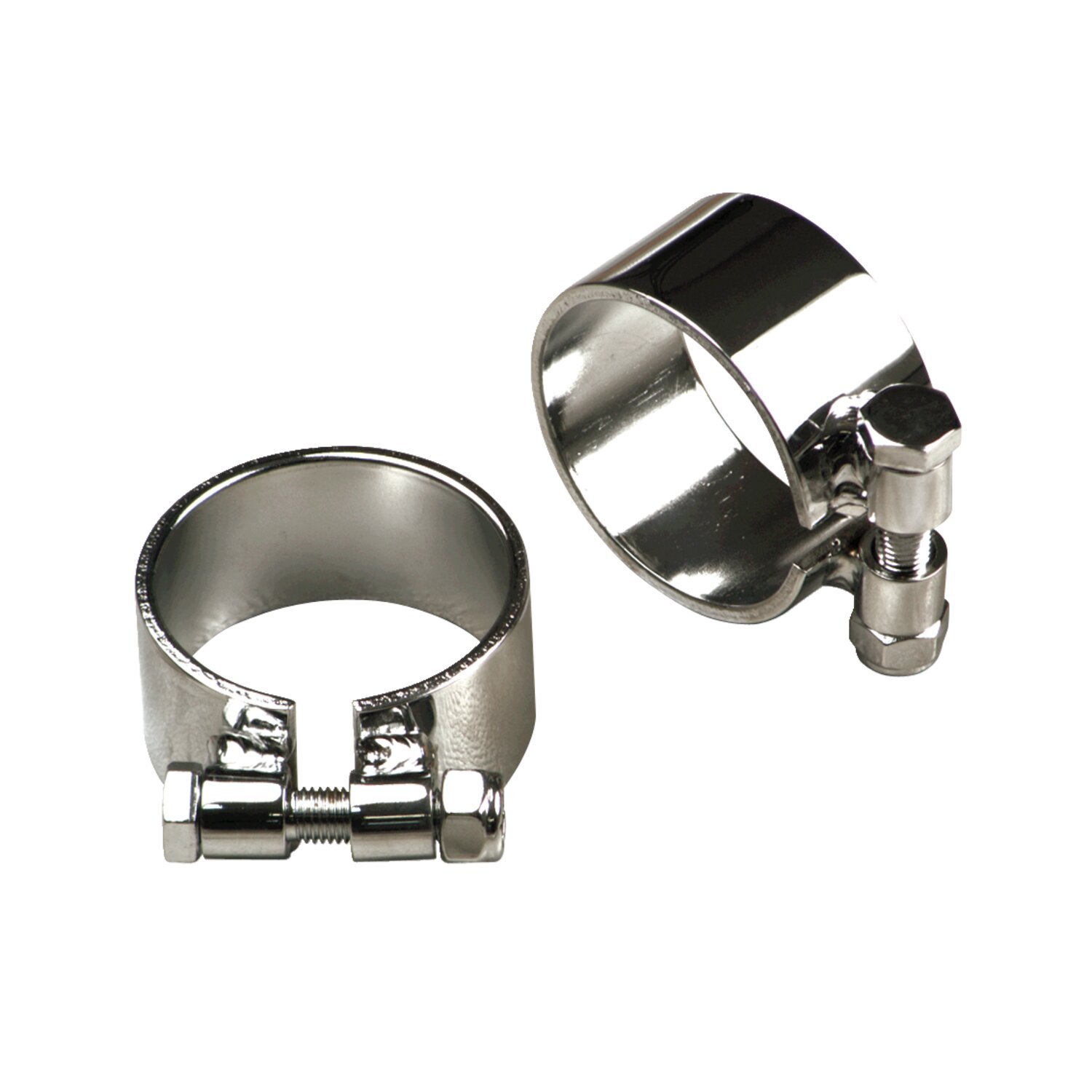 XL Sportster heavy duty extra wide header clamps, Chrome