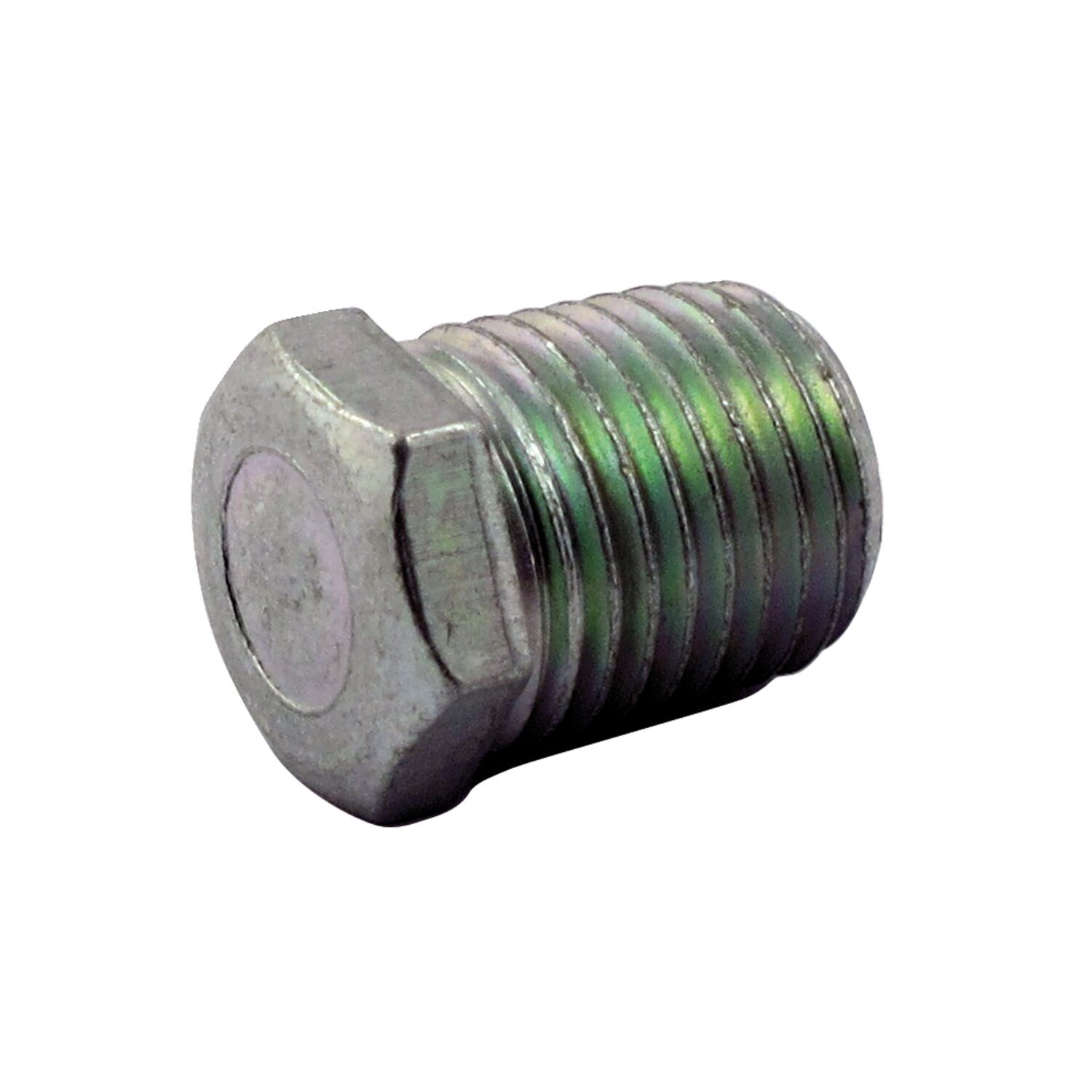 Paughco, 1/4" NPT hex gas tank plug, Zinc plated