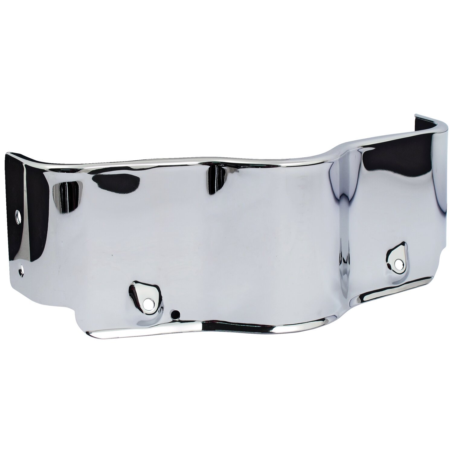 Lower outer batwing fairing trim skirt, Chrome