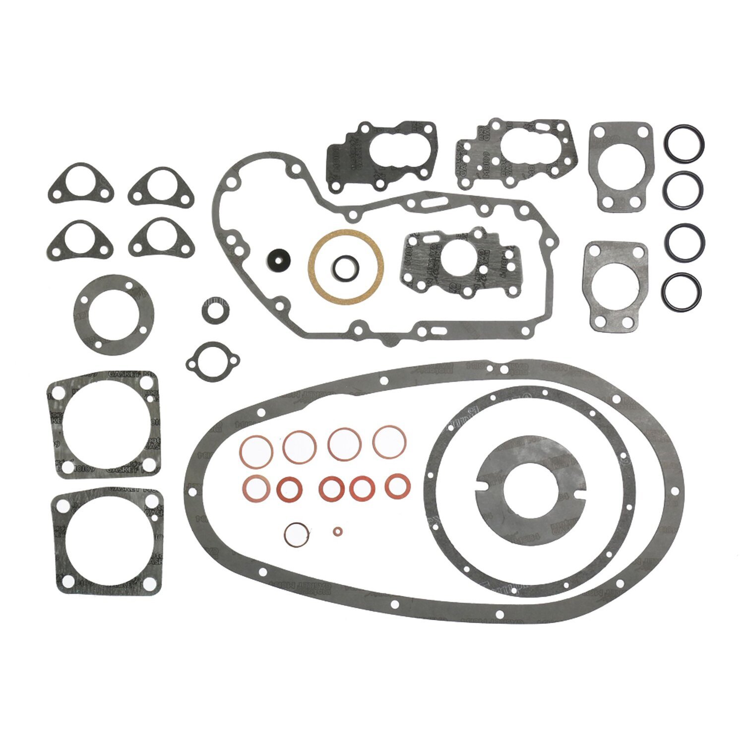 Athena, motor gasket kit. K, KH Flatheads (no oil seals