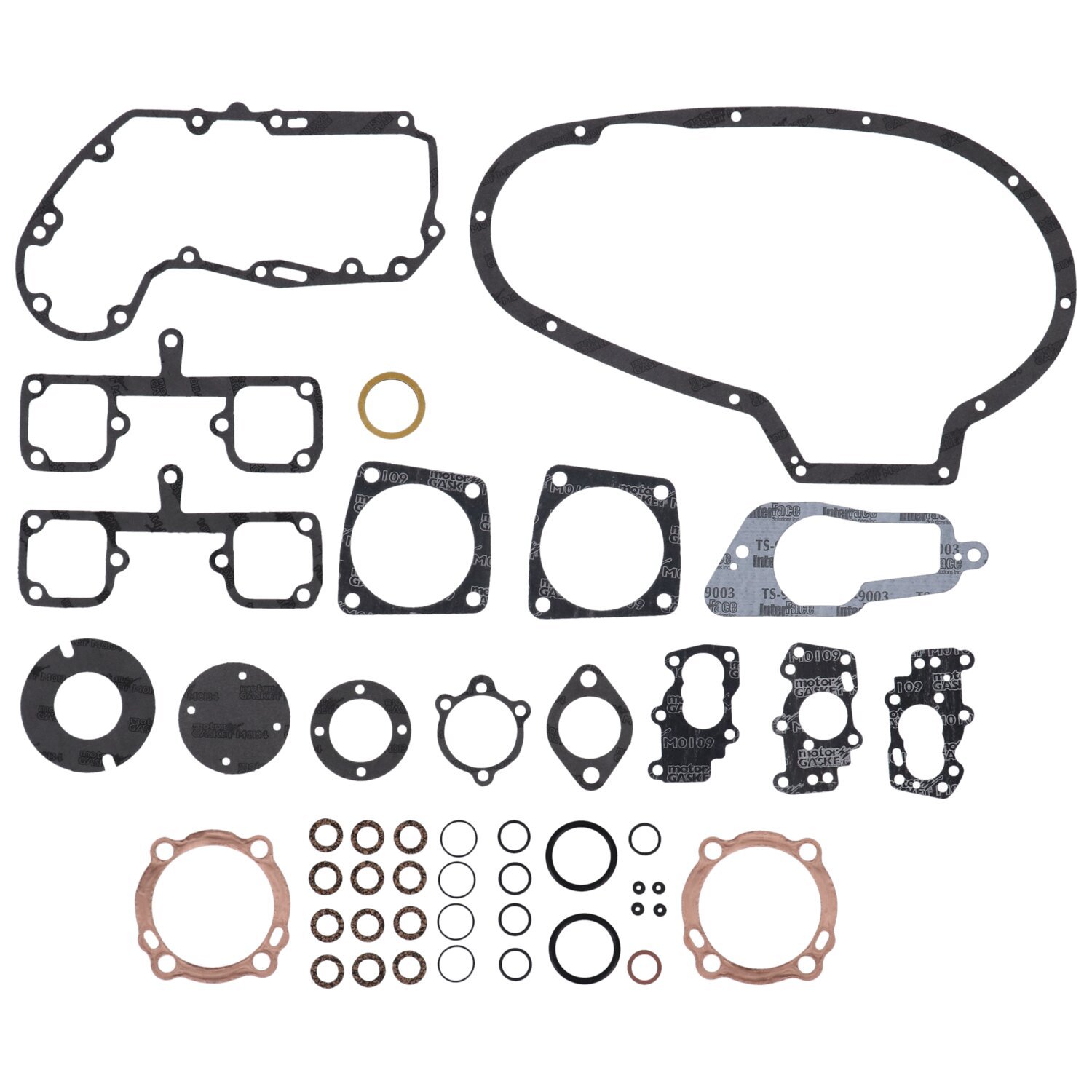 Athena, motor gasket kit (no oil seals). L73-76 XL1000