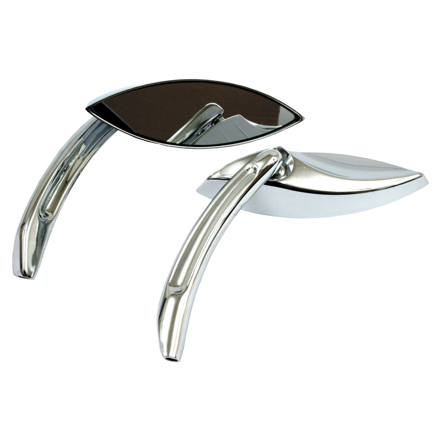Snake eye mirror set, Chrome