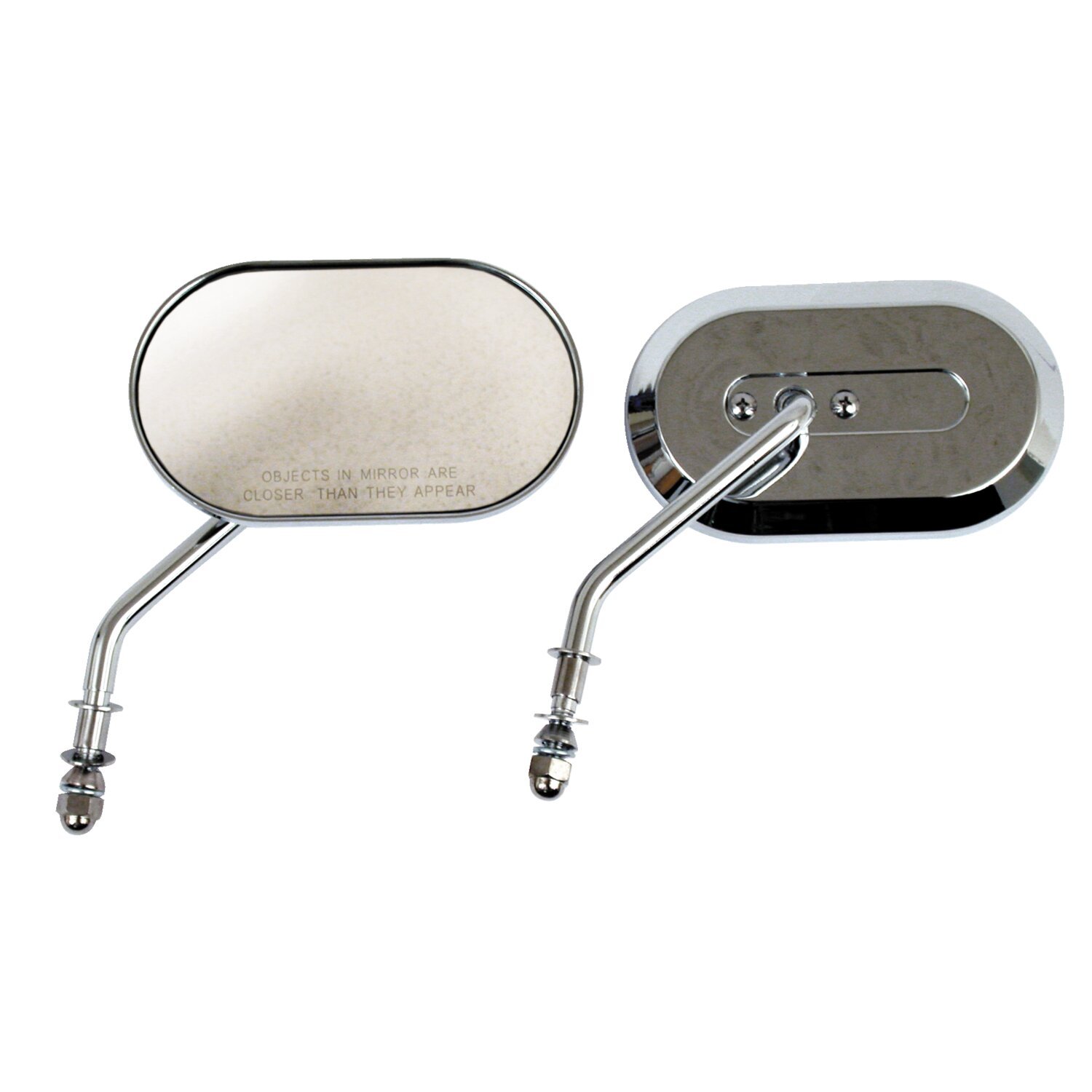 Billet mirror set l&r, Chrome