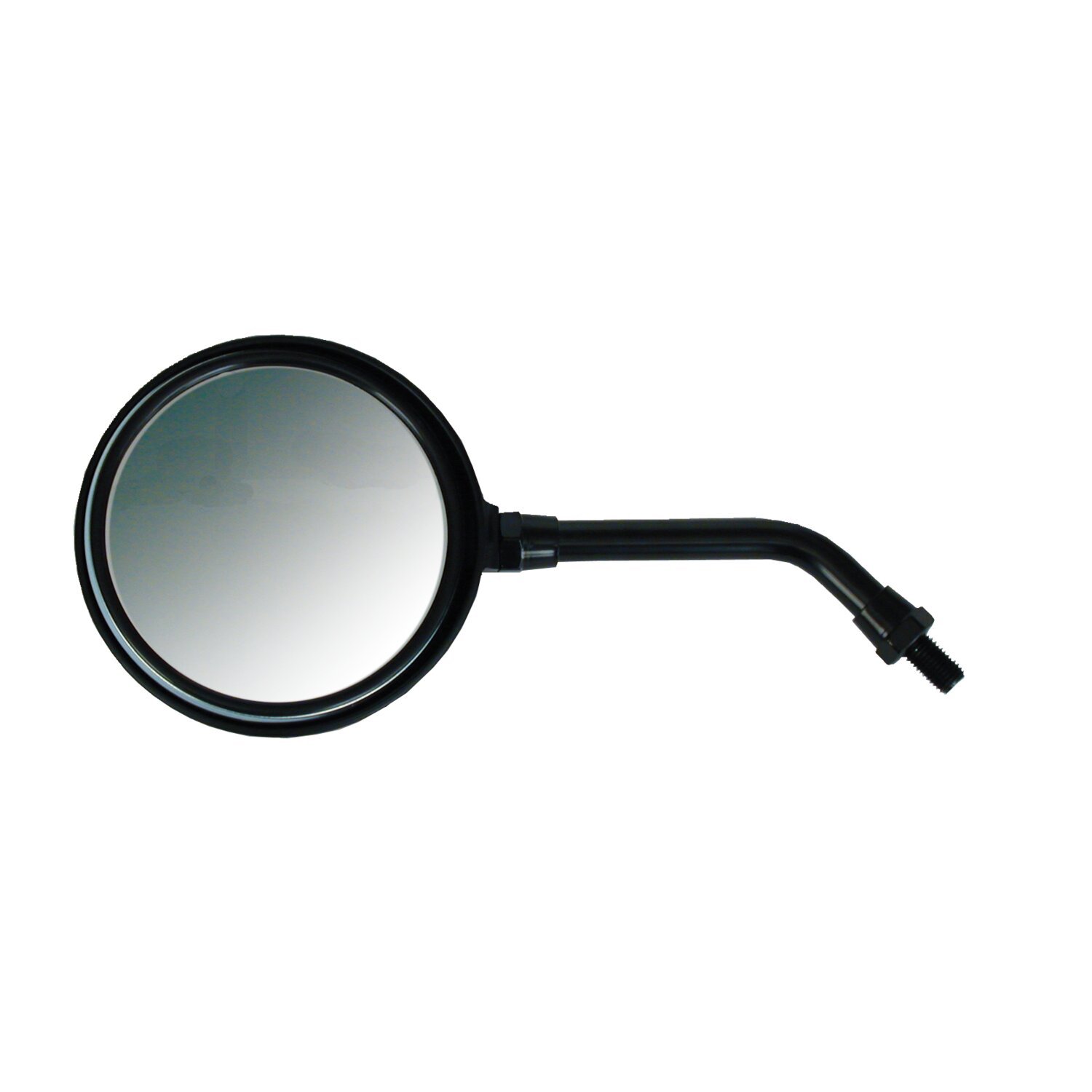 Texas mirror. Black, short stem. left side